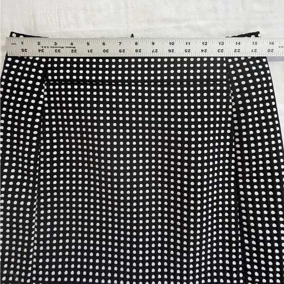 LOFT Black and White Polka Dot Skirt size 6 Y2K - Picture 8 of 12